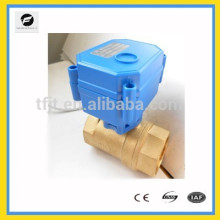 CWX-15Q/N DC3-6V,DC12V and AC24V 2 Way Brass Electric actuated Ball valves wih 1"Brass valve body